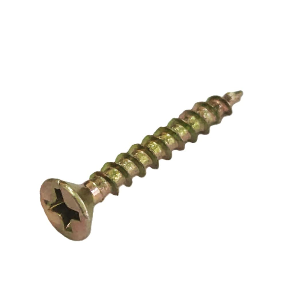 Parafuso rosca soberba cabeça chata philips madeira uso geral 3 x 22 mm bicromatizado aço cementado 2132901 500un