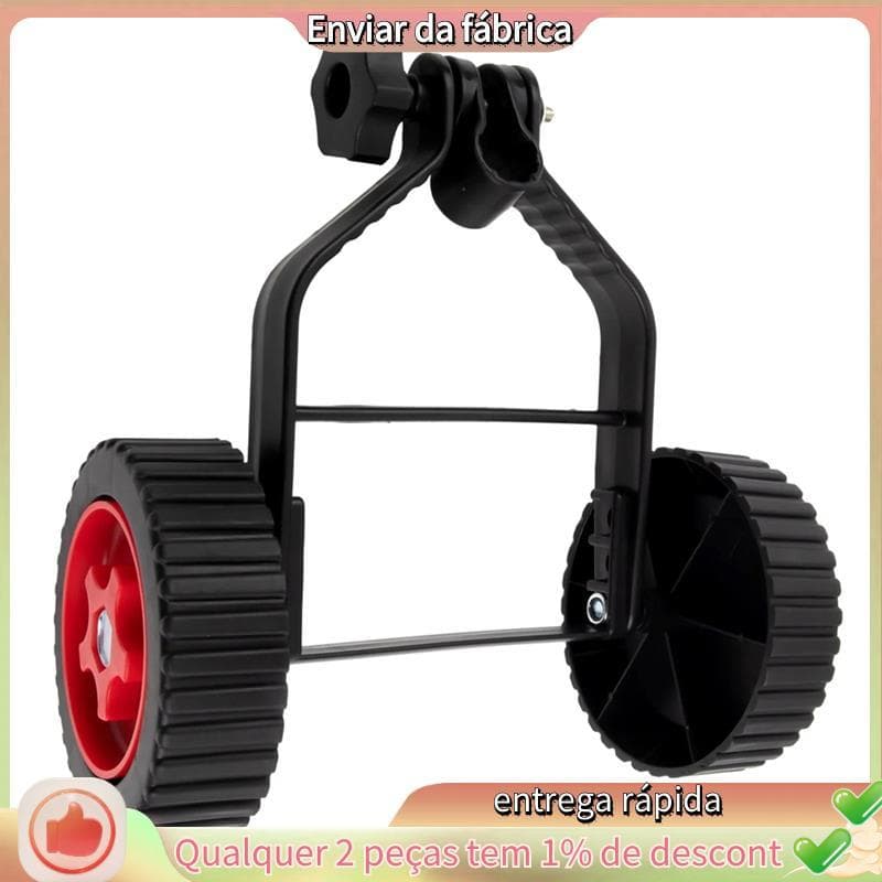 Roda De Cortador De Grama Universal Conjunto De Suporte Ajustável Aparador Auxiliar Ferramenta De Jardim