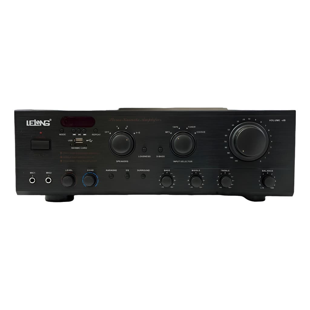 Amplificador Som Ambiente Usb Bluetooth Receiver Com Mp3