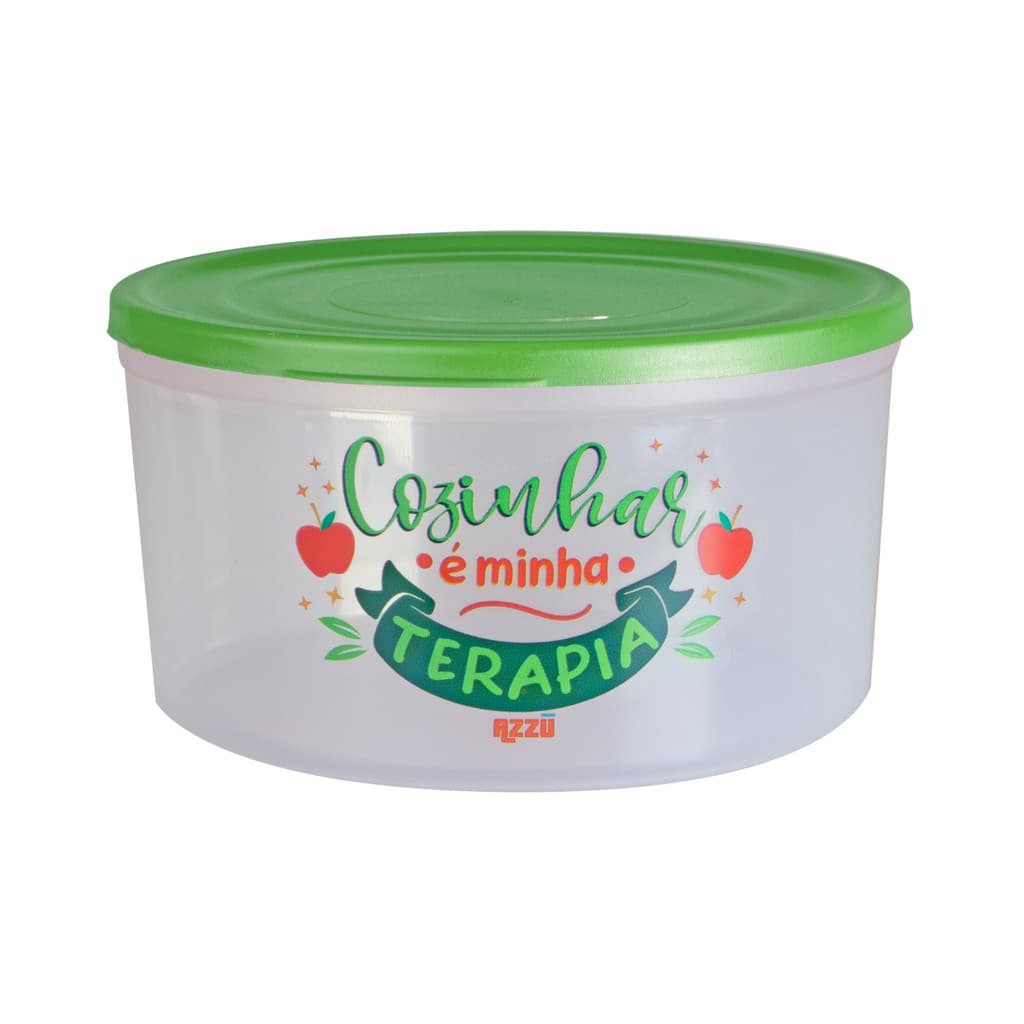 Pote Plástico Com Tampa Vasilha Mantimentos 1800ml Freezer Micro-ondas Bowl Geladeira
