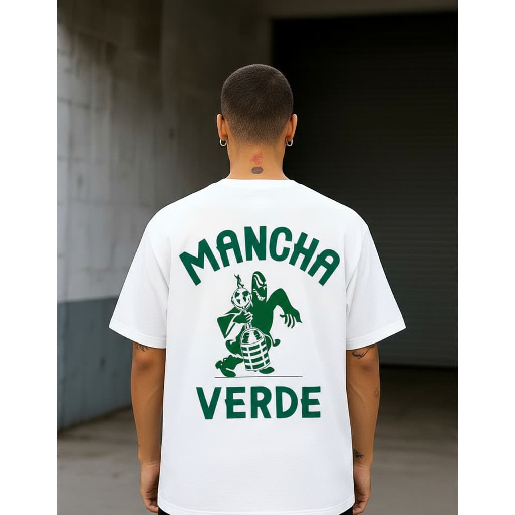 Camiseta Torcida Mancha Verde 100% Algodão Torcedor Premium