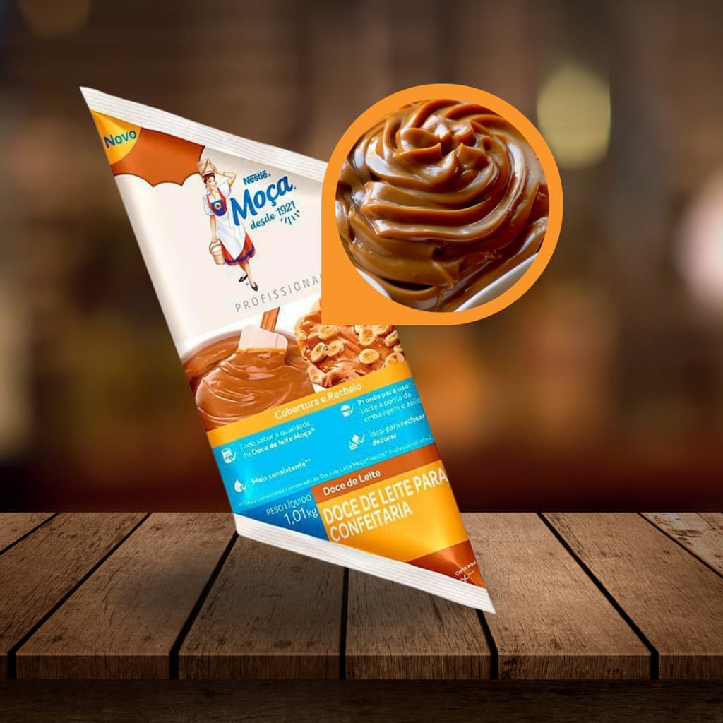 Doce De Leite Cremoso Moça Cobertura E Recheio De 1kg Nestlé