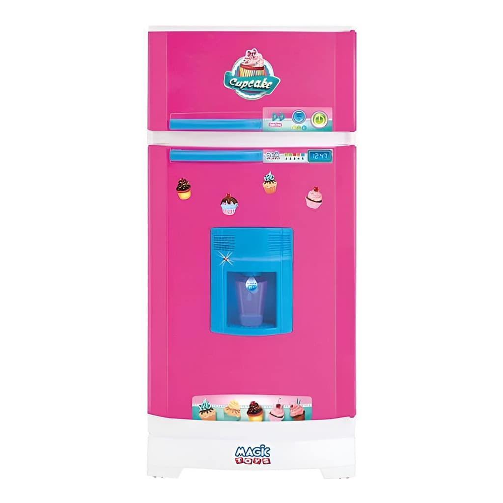 Geladeira Cupcake 8055 Magic Toys Com Dispenser E Acessórios