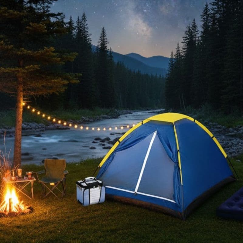 Barraca Iglu Impermeável para 2–4 Pessoas｜Ideal para Camping em Família / Praia