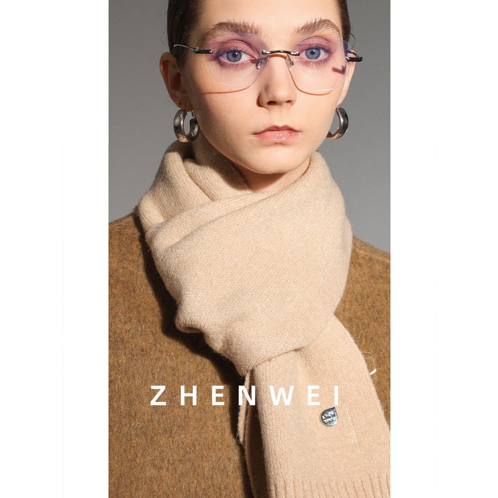 Cachecol feminino inverno cáqui malha babador curto estilo coreano pequeno cachecol 2025 novo estilo positivo elegante