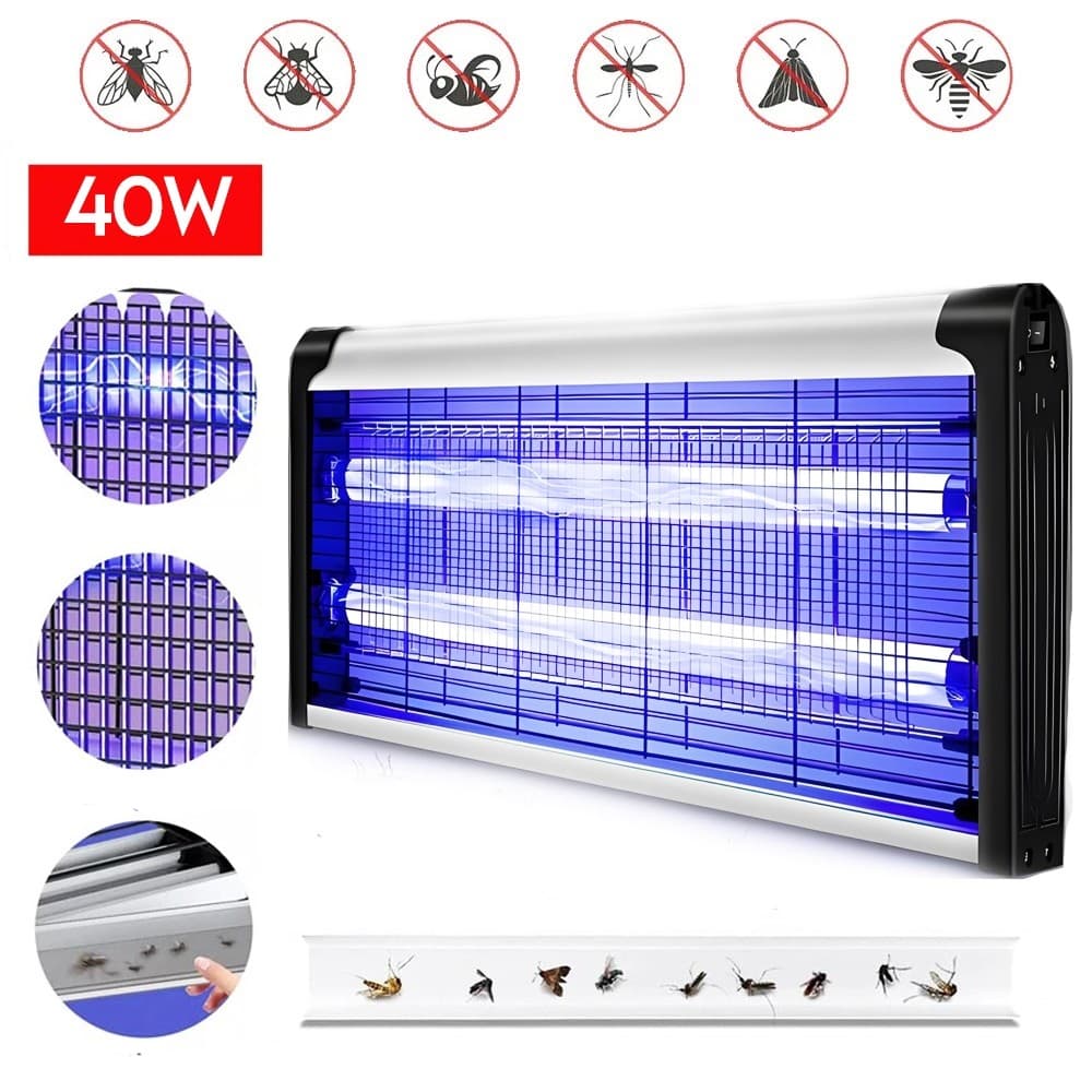 Mata Mosca Elétrico Armadilha Mosquito Pernilongo Dengue Lâmpada UV Mosquiteiro 110V/220V