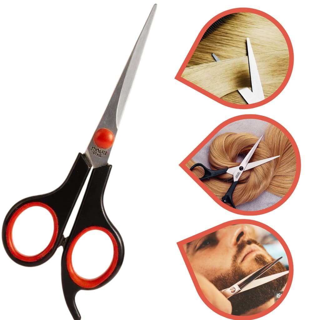 Tesoura Profissional para Cabelo Aço Inox Corte Preciso Afiada Para Salão e Cabeleireiro