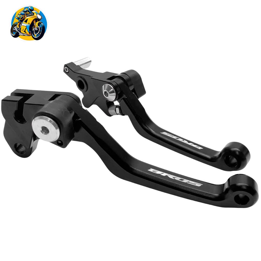 Manete Esportivo Retratil Nxr 125 150 160 Bros Freio Á Disco