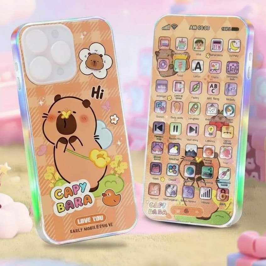 Brinquedo de Celular Infantil Musical aprendizagem oral kids educational toys (Inglês)