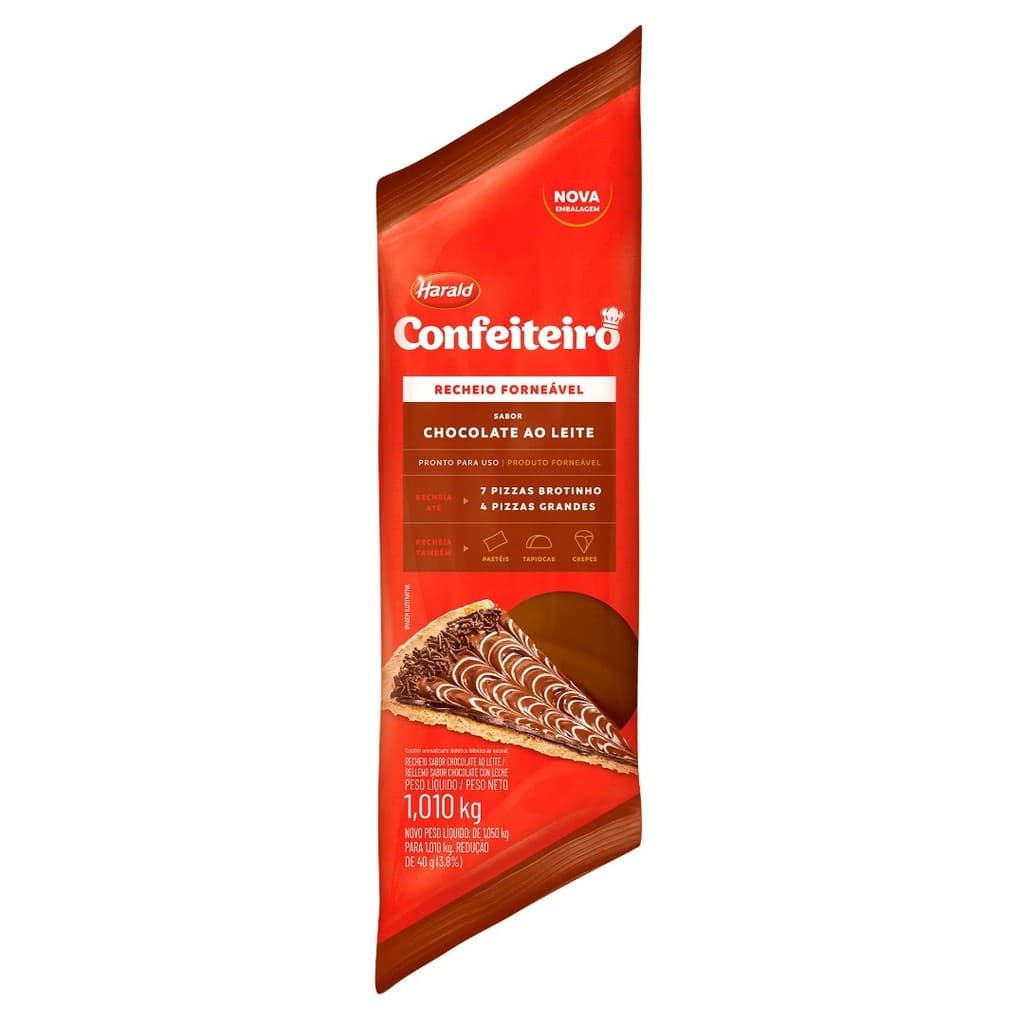 RECHEIO FORNEAVEL AO LEITE CONFEITEIRO 1,010 KG HARALD