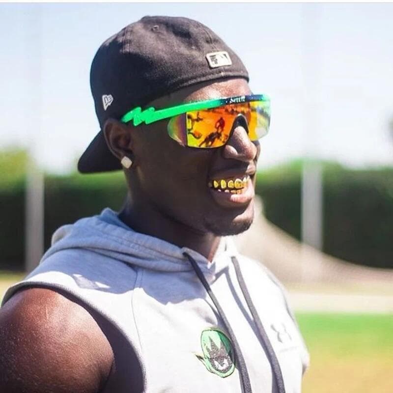 Óculos de Sol Esportivos da Moda para Homens, Óculos de Sol Retangulares para Mulheres, Pernas Irregulares, Óculos de Pr