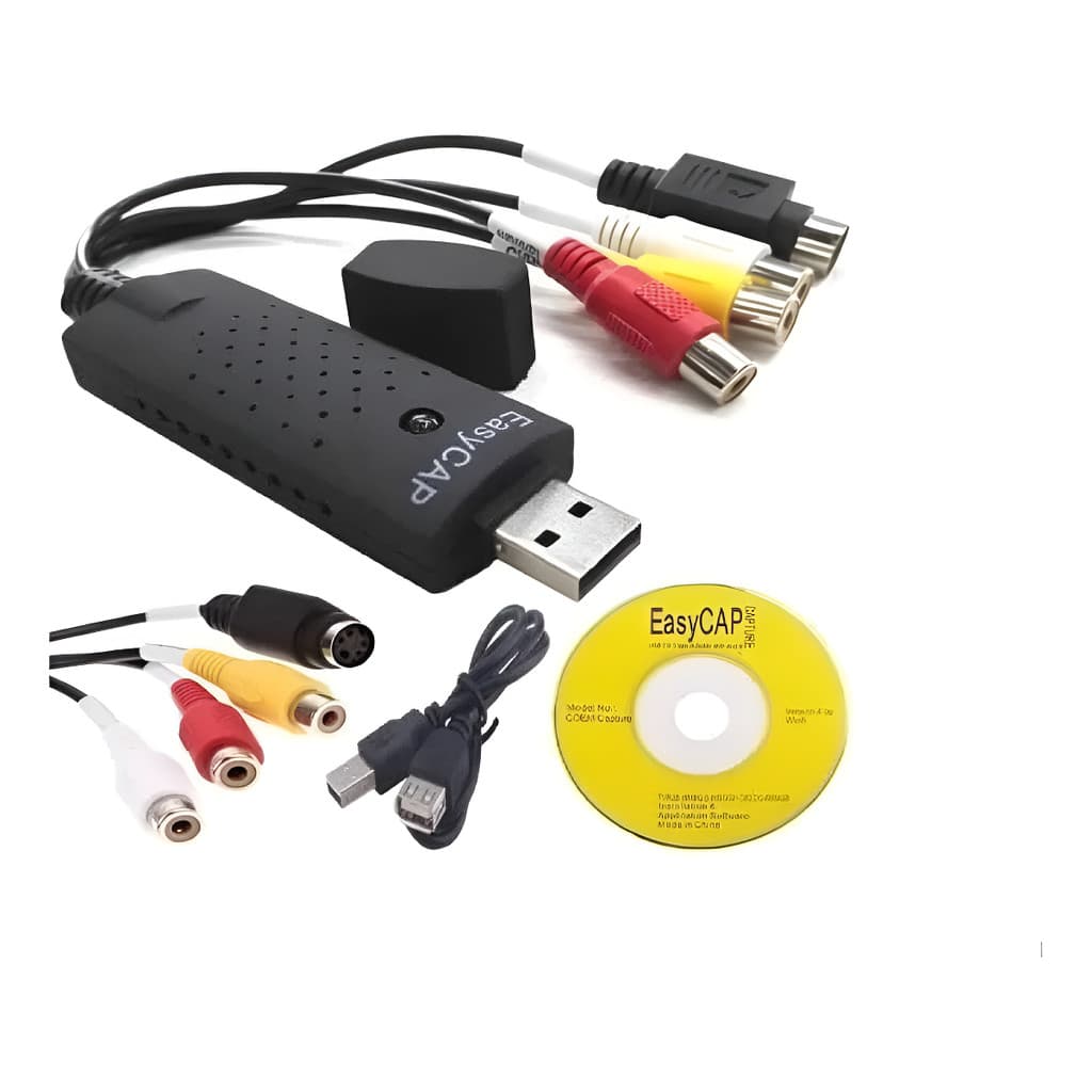 Easycap Placa Captura Vídeo Usb 2.0 Ps2, Ps3, Xbox 360