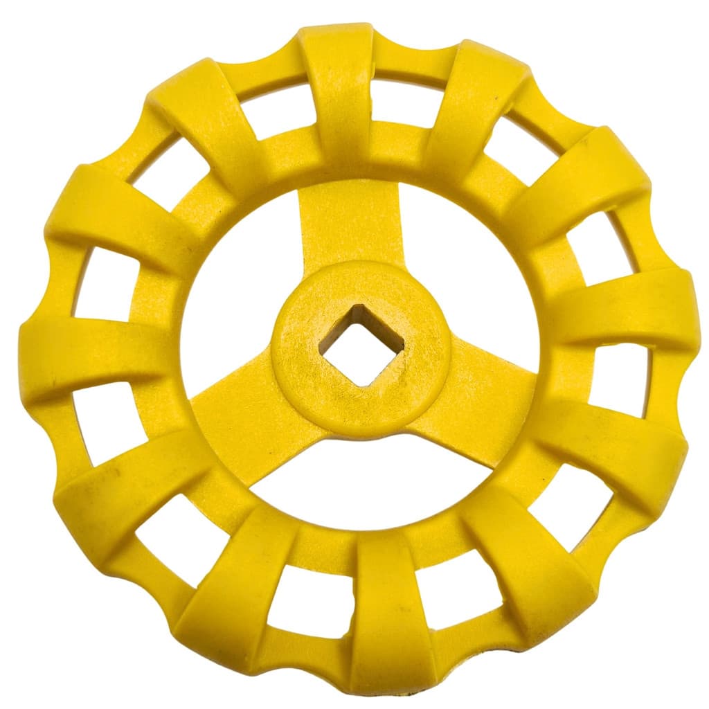 Volante Amarelo Deca Registro Gaveta Bruto 1502B Fase II - 1"- 4464052