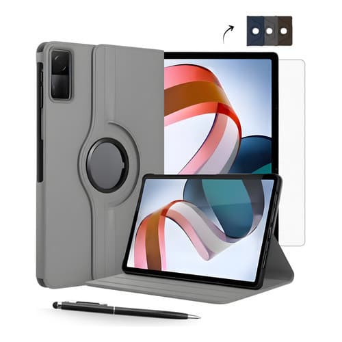 Kit Capa Giratoria Pelicula E Caneta Para Redmi Pad 10.6