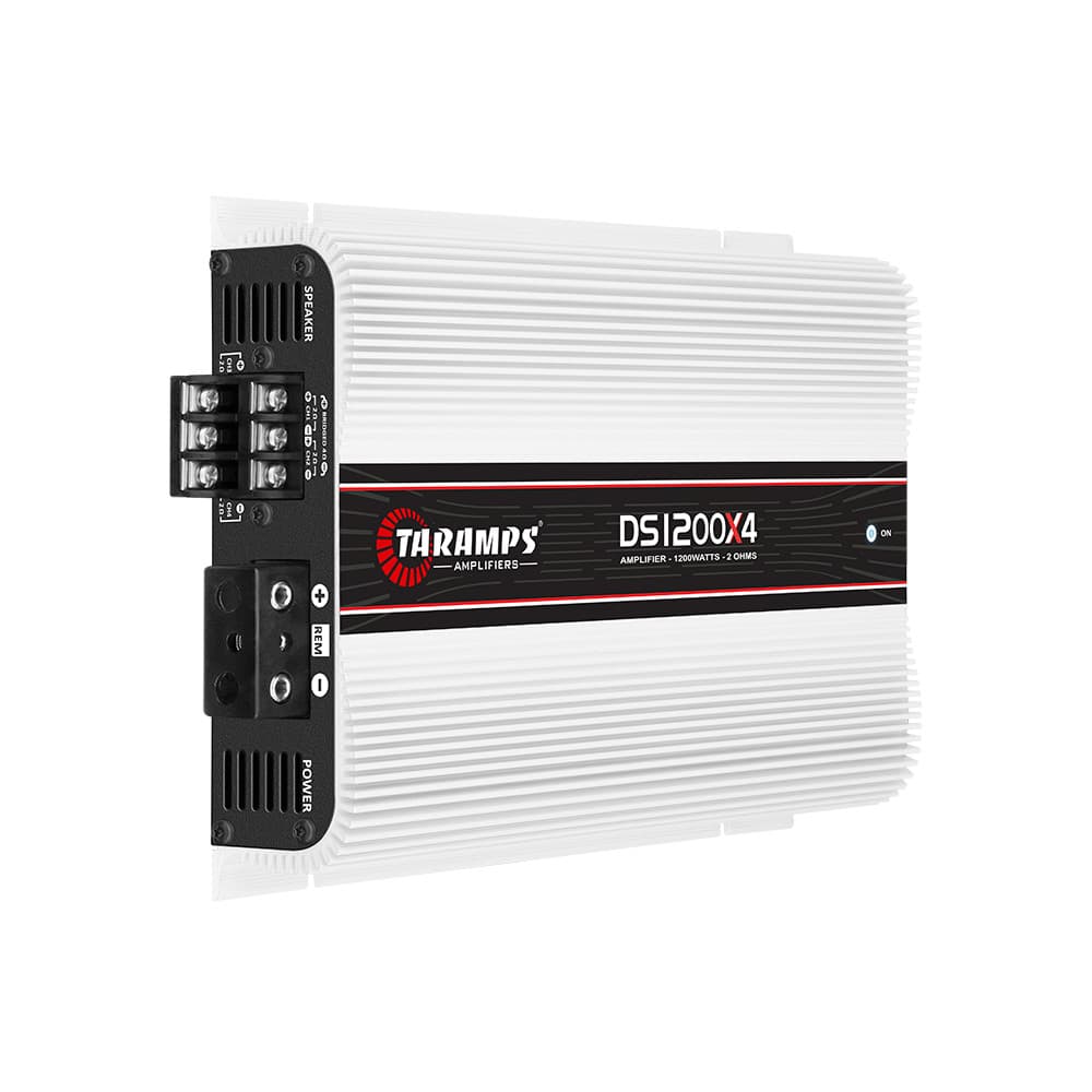 MODULO AMPLIFICADOR TARAMPS DS 1200X4 – 2 OHMS POTENCIA 1200 WATTS RMS 4 CANAIS 300 WATTS RMS