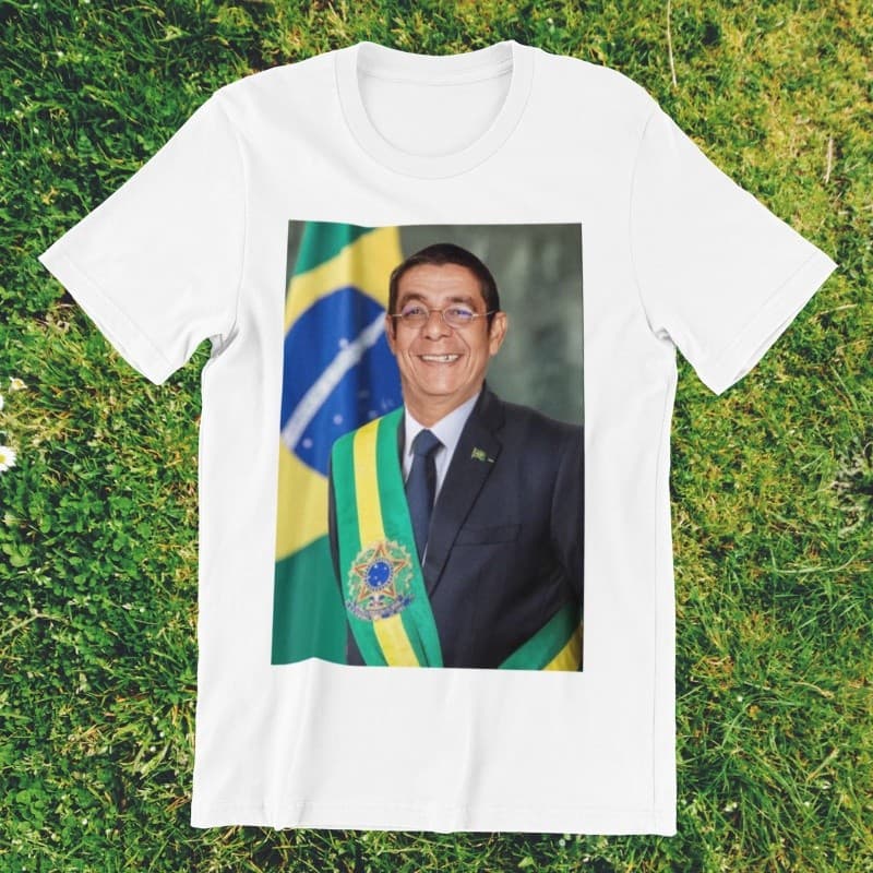 Camiseta Unissex Meme Zeca Pagodinho Zoeira Viral Engraçada Oferta