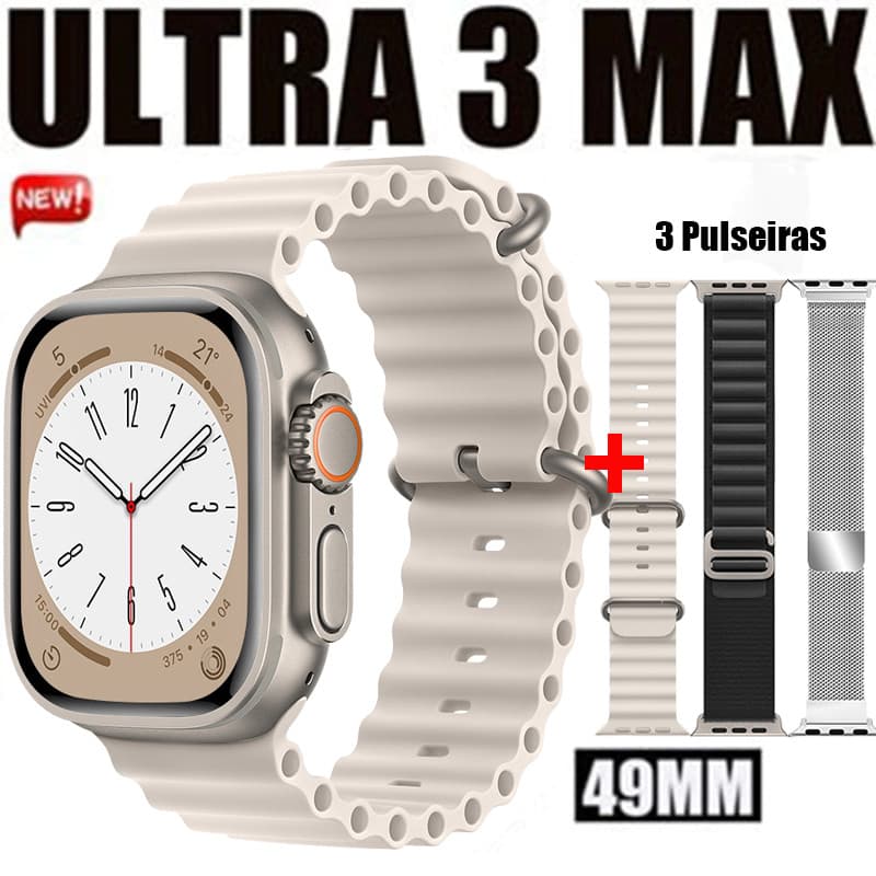 Tela De Smartwatch Relógio Inteligente Original Amoled IP67 À Prova D'água Esportes fitness É Android IOS