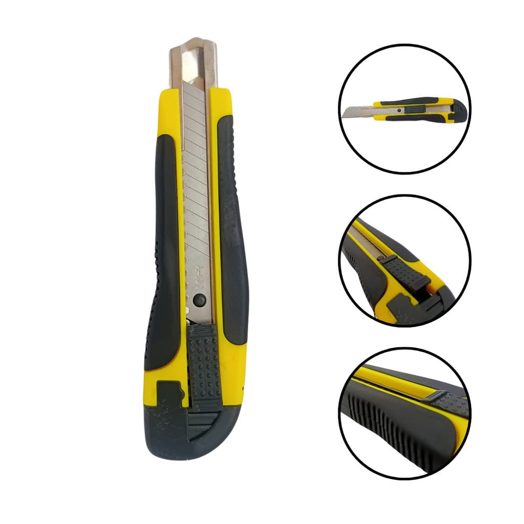 ESTILETE PROFISSIONAL EMBORRACHADO 18MM ELITE