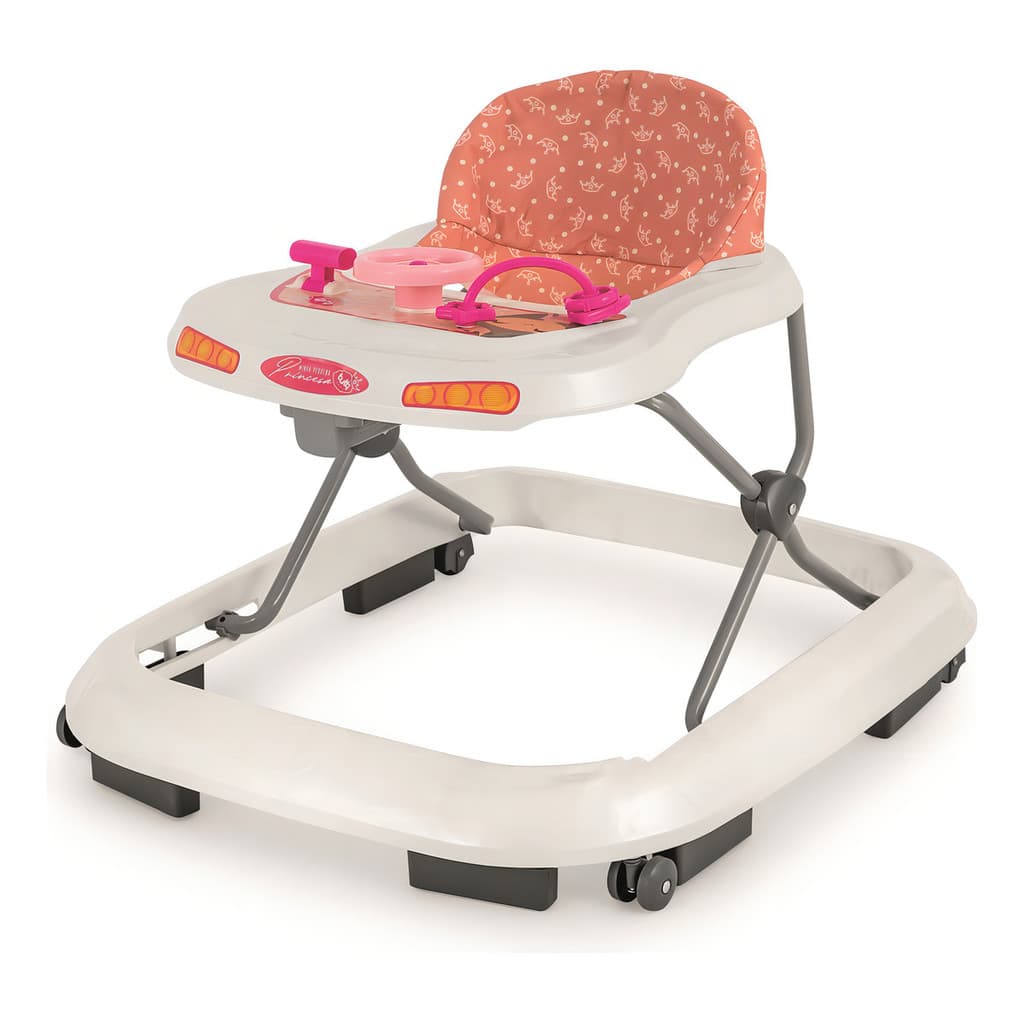 Andador Infantil De Bebê Musical Princesa Rosa Tutti Baby