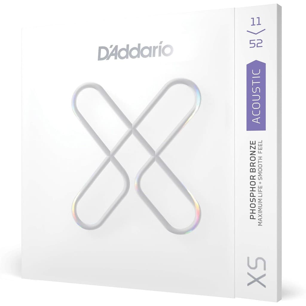 Encordoamento Para Violão D'Addario XS Aço Tensão Leve XSAPB1152