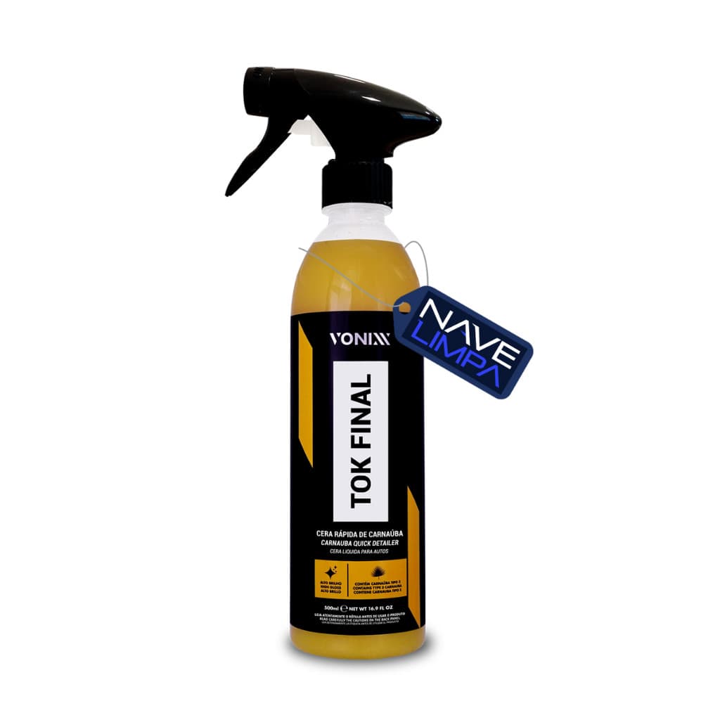 Cera Líquida Automotiva Carnauba Tok Final 500Ml - Vonixx