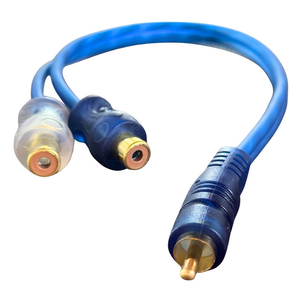 Cabo Rca Y 1m/2f Blindado Som Automotivo Módulo Crossover