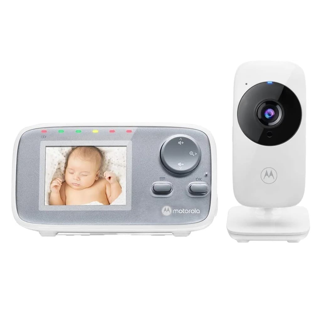 Baba Eletronica Motorola VM482 Tela 24 Visao Noturna Zoom Temperatura Audio Sem Fio 300m