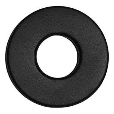 01 Canopla Acabamento Torneira Conexão 1/2 Metal Black/preto Preto Fosco