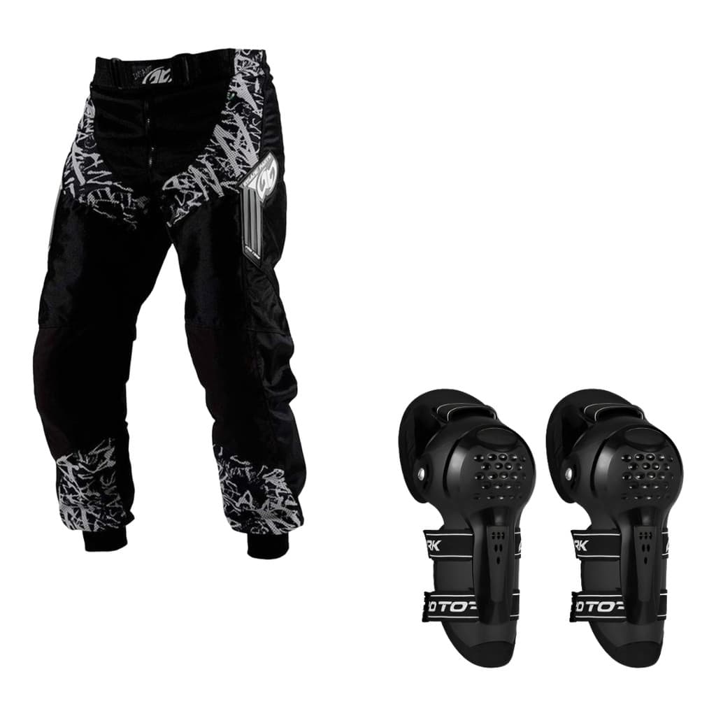 Calça Joelheira Articulada Infantil Kids Motocross Trilha