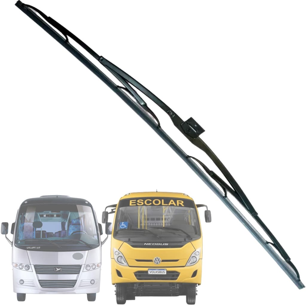 PALHETA LIMPADOR PARABRISA ONIBUS COMPATIVEL MARCOPOLO VOLARE A5 A6 A8 V5 V6 V5 W8 W9 DW9 TODOS MODE