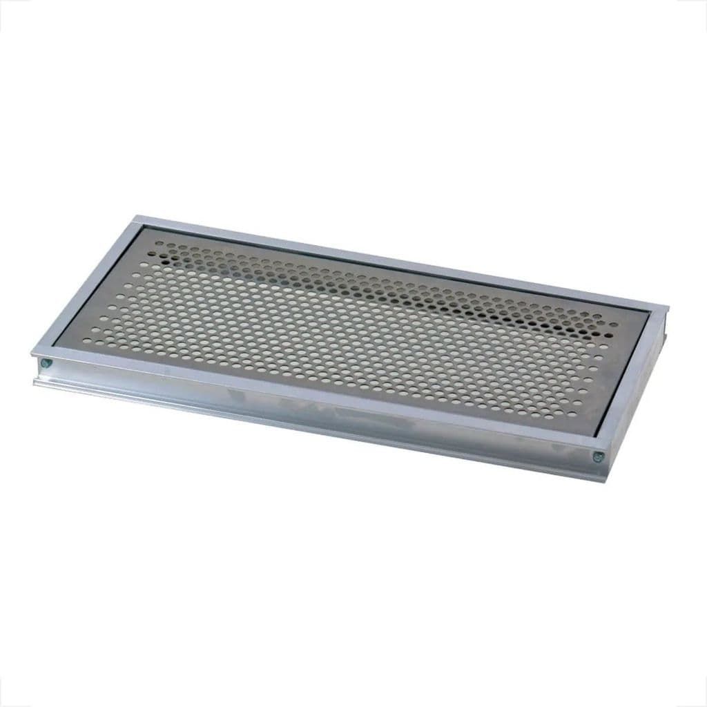 Grelha Ralo Linear Perfurada Em Inox 15x30cm Água Pluvial Ralo para Áreas Externas