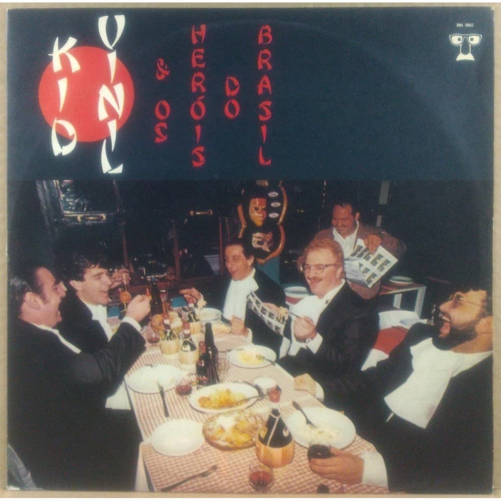 Disco Vinil LP Kid Vinil / Os Heróis do Brasil 1986 LEIA A DESCRIÇÃO / USADO