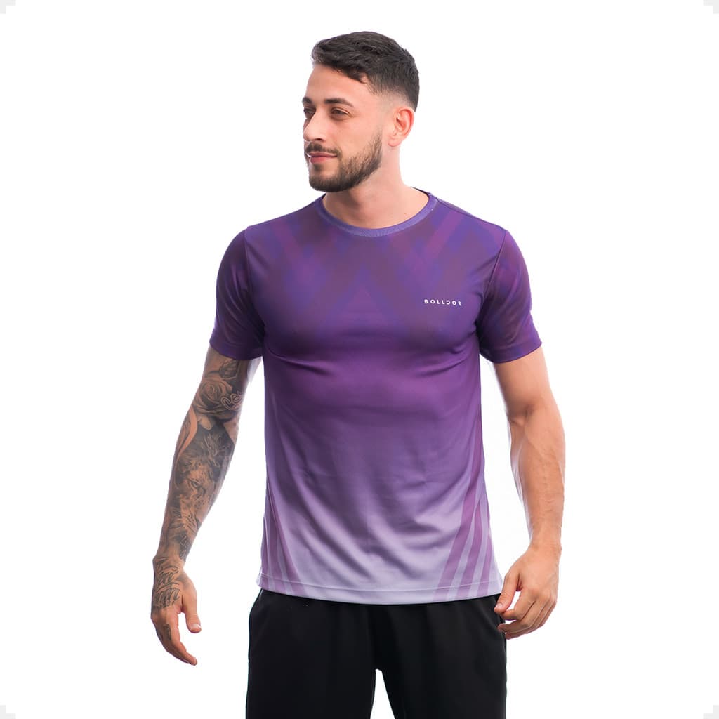 Camisa Academia  Masculino corrida esportiva Proteção Uv B35