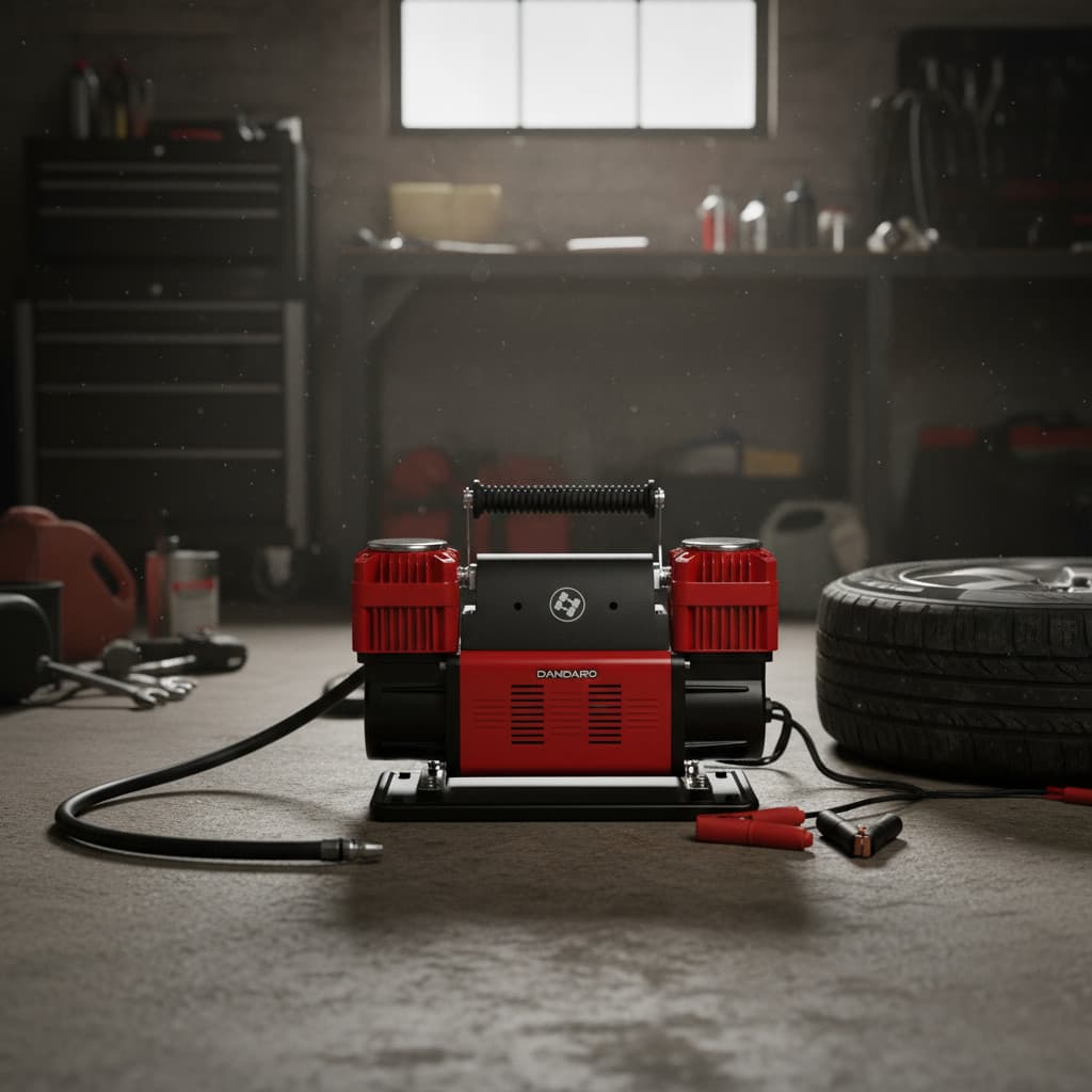 Compressor De Ar Mini Elétrico Portátil Dandaro Off Road 108