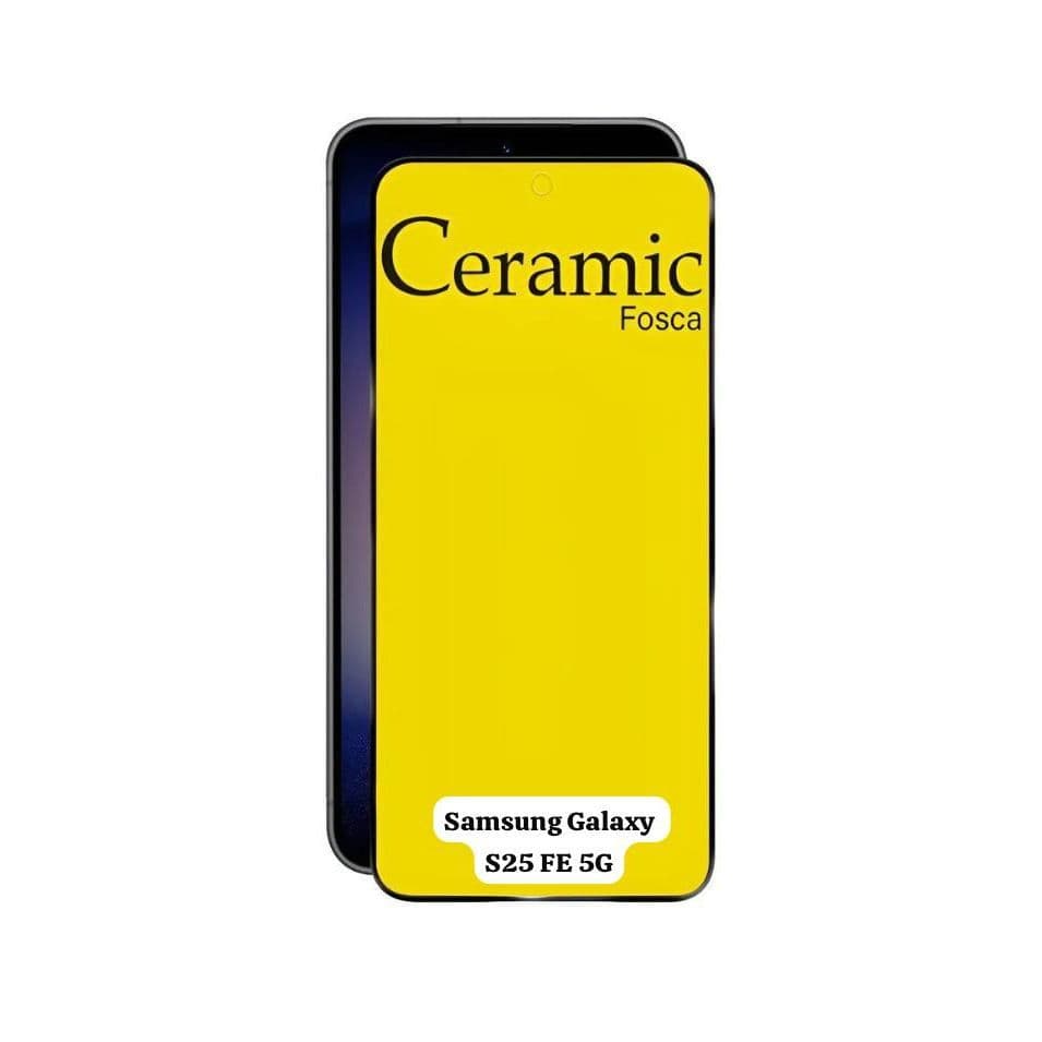 Película Cerâmica Fosca Matte 9D Para Samsung Galaxy S25 FE 5G