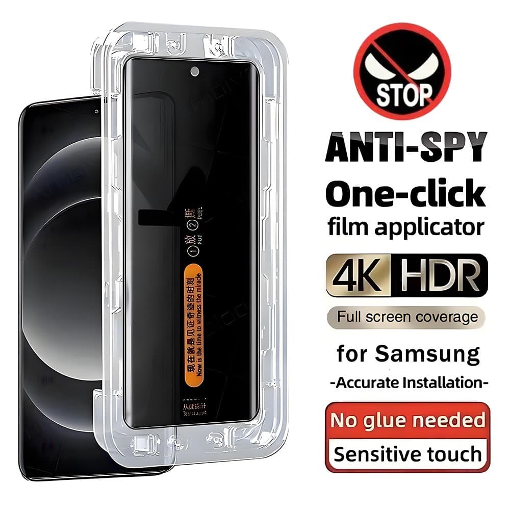 Pelicula Vidro Temperado Privacidade Para Samsung Galaxy S20 S21 S22 S23 S24 S25 S26 Ultra