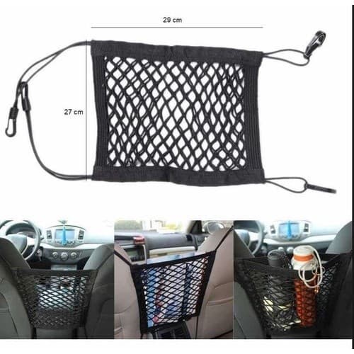 Rede Porta Treco Organizador Universal Multiuso Carro Bancos/64