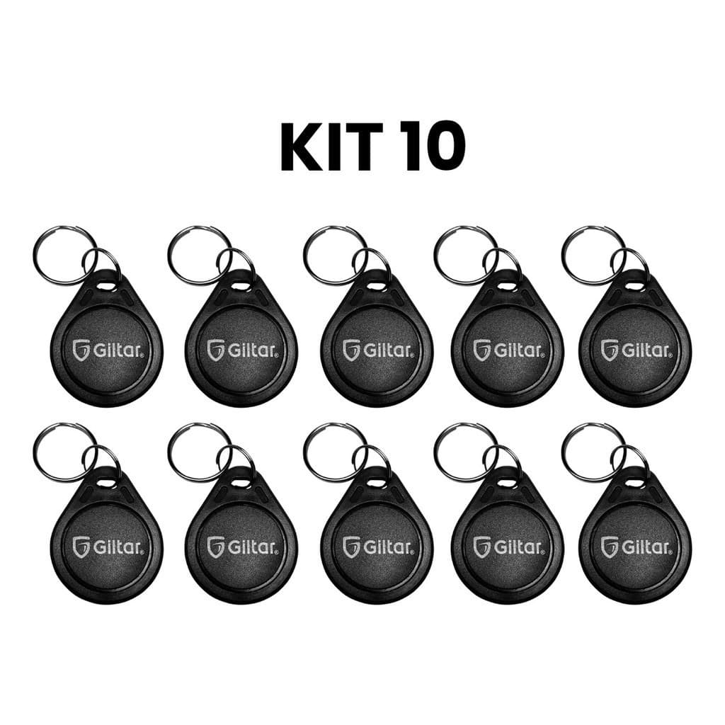 Kit 10 Chaveiro Tag NFC Proximidade Rfid Mifire 13,56 Mhz Giltar