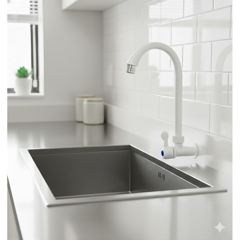 HKX Torneira de parede Abs Cozinha Giratória Longa HKX