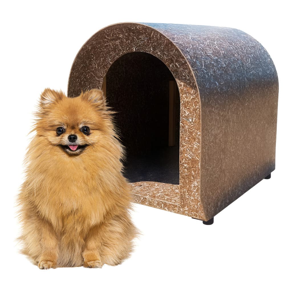 Casinha Cachorro N1 Casa Pet Madeira Iglu Cães Porte Pequeno Ecológica