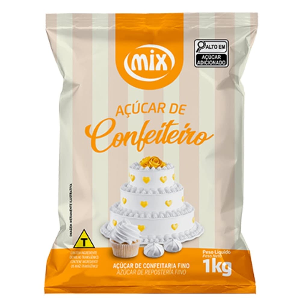 ACUCAR DE CONFEITEIRO 1 KG MIX