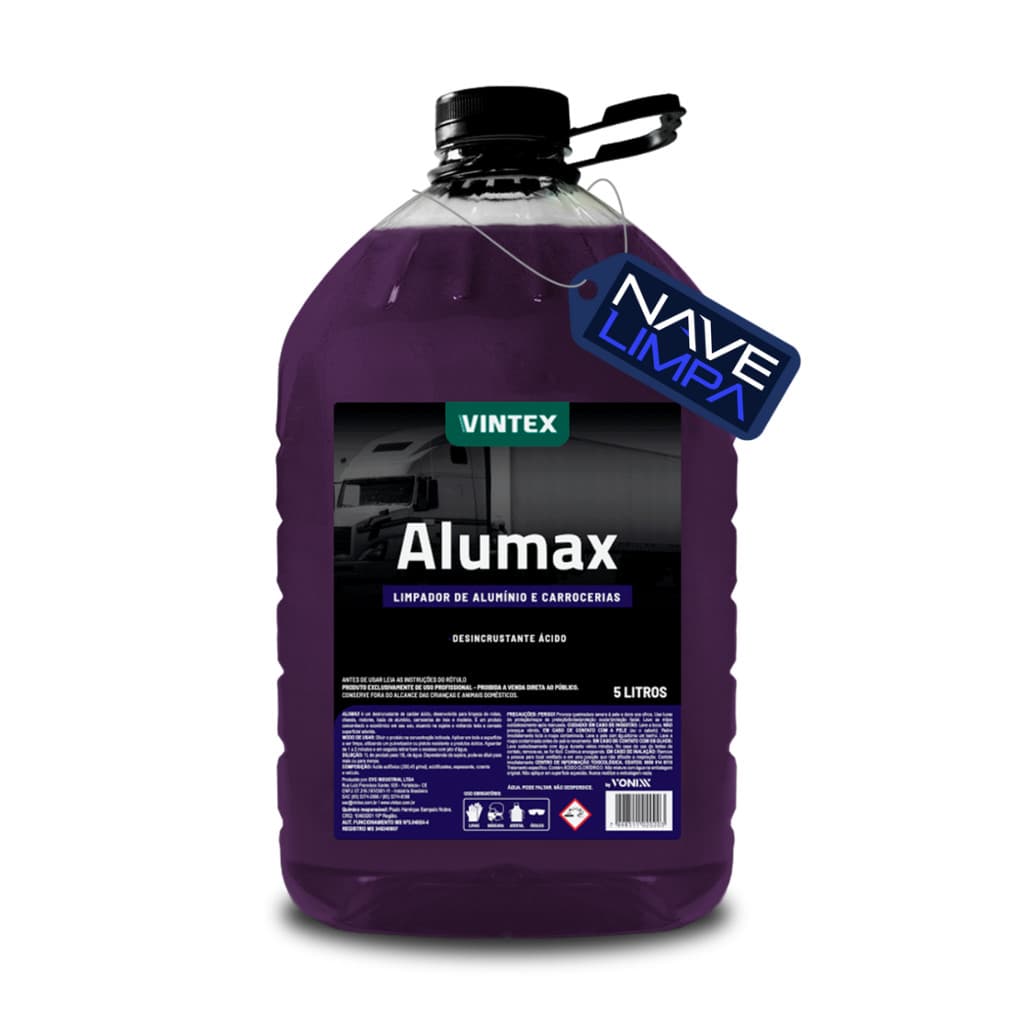 Alumax Limpa Aluminio Roda, Baú 5L - Vintex