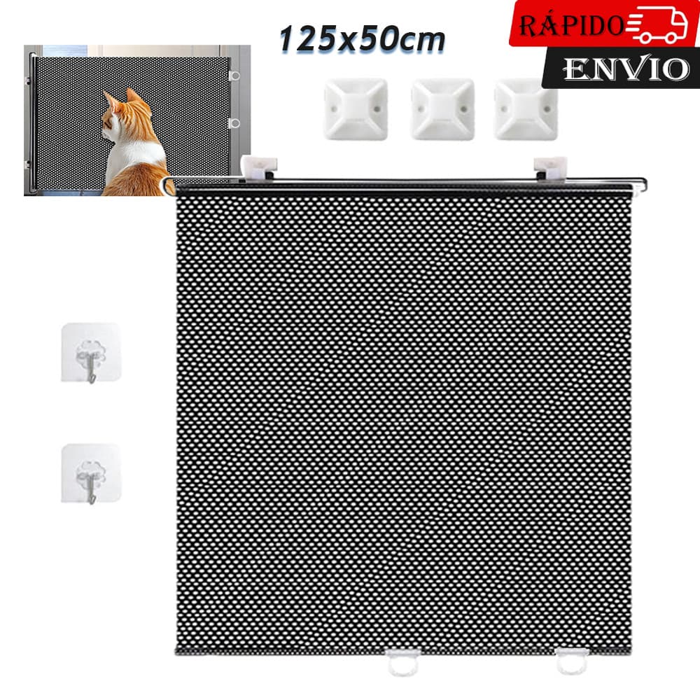 50x125cm Grade para Cachorros Tela Proteção Pet Grade Tela de Proteção Portao Pet Portão pet Escada Segurança para Pet