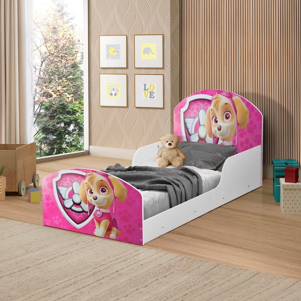 Cama Adesivada Infantil 100%Mdf Personagens Desenho-Sky