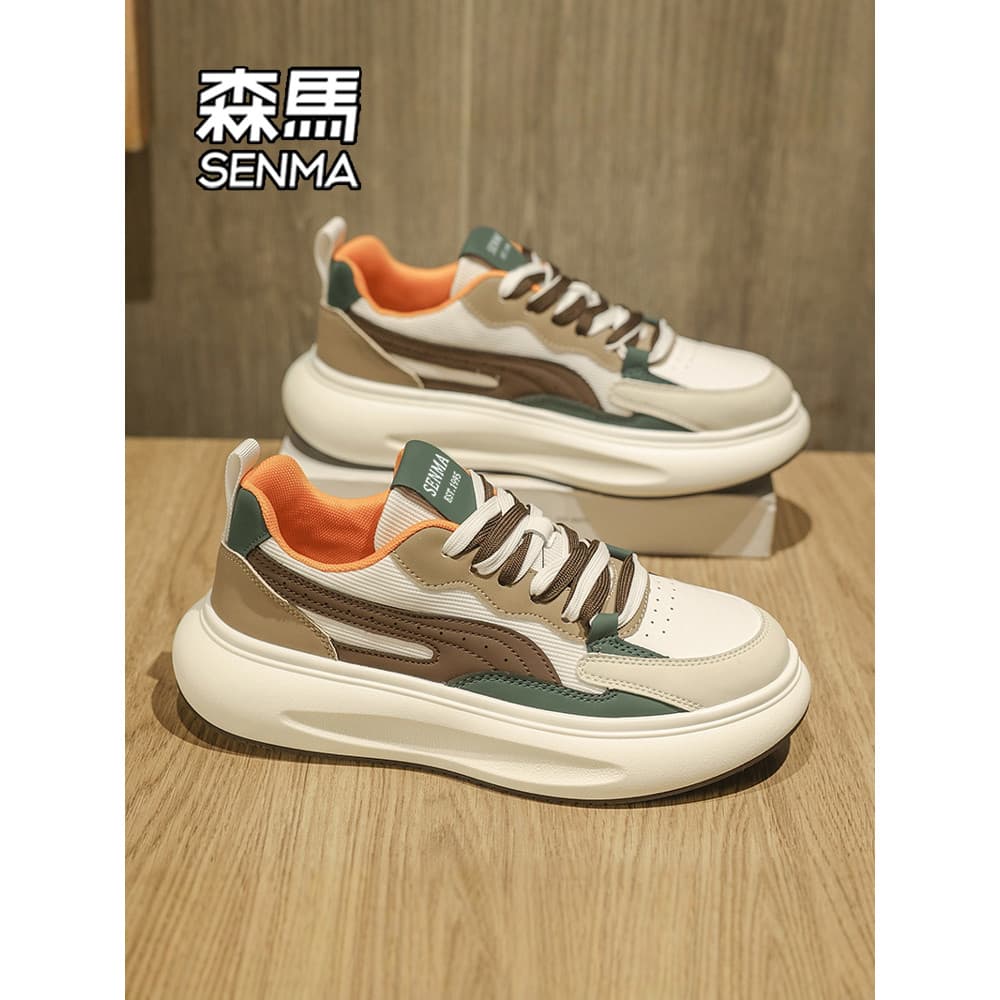Senma outono sapatos masculinos de venda quente 2026 novo estilo na moda autêntico tênis de corrida masculino venda quen