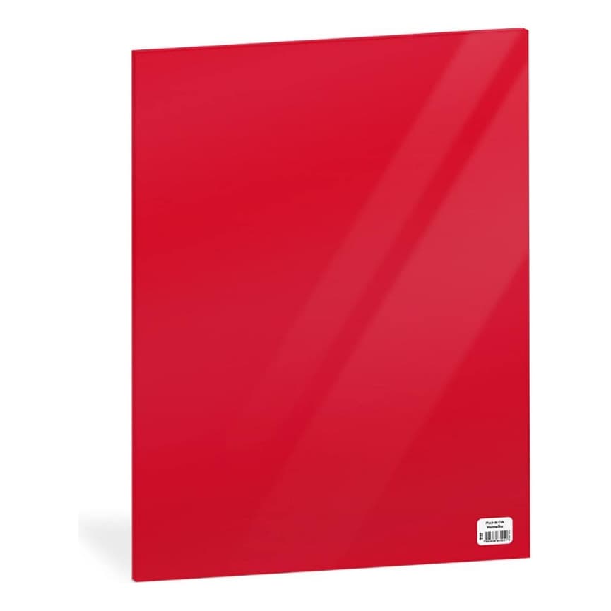 Folha Em Eva 600x400x2mm Vermelho Spiral 5 Un