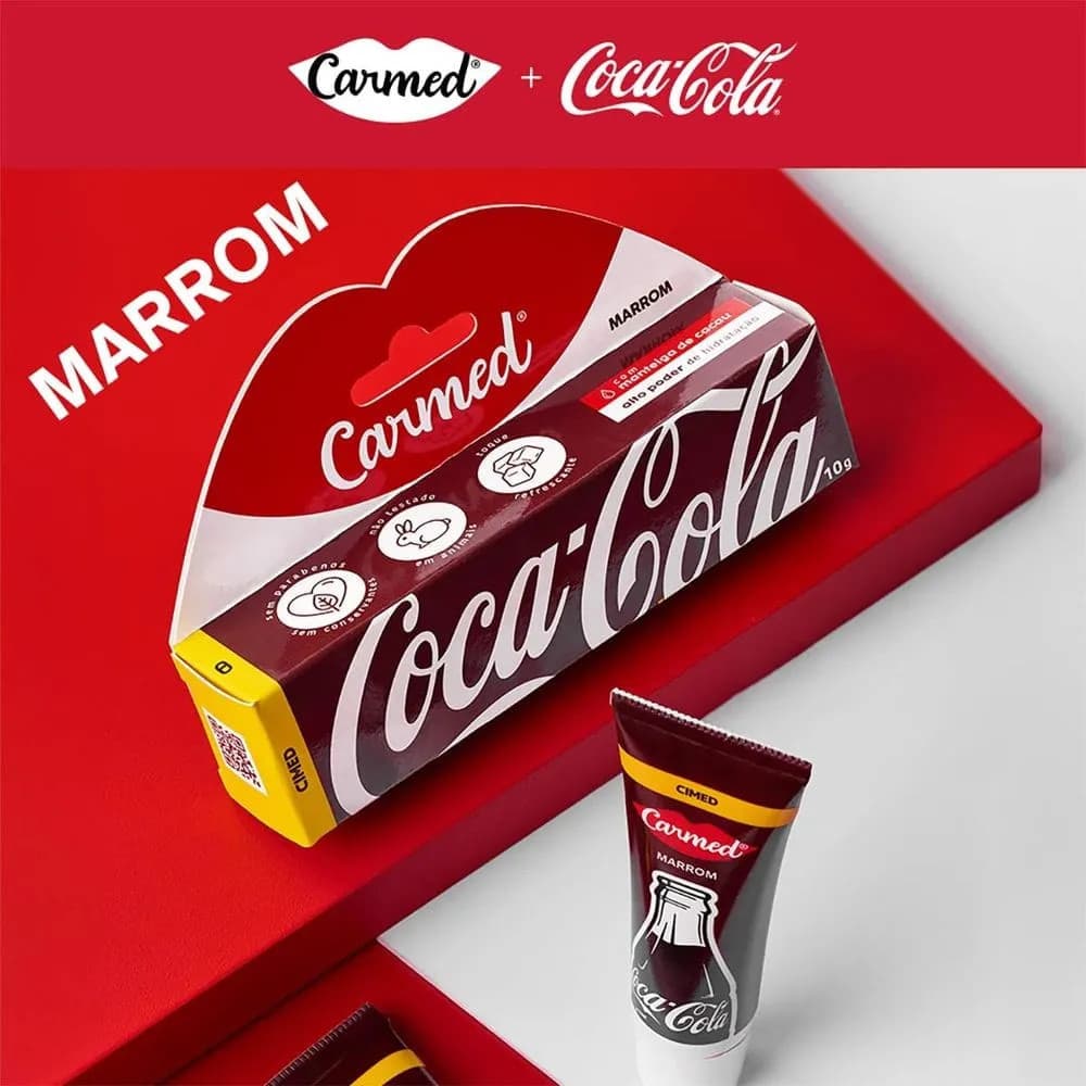 Hidratante Labial Carmed Coca-Cola - Marrom