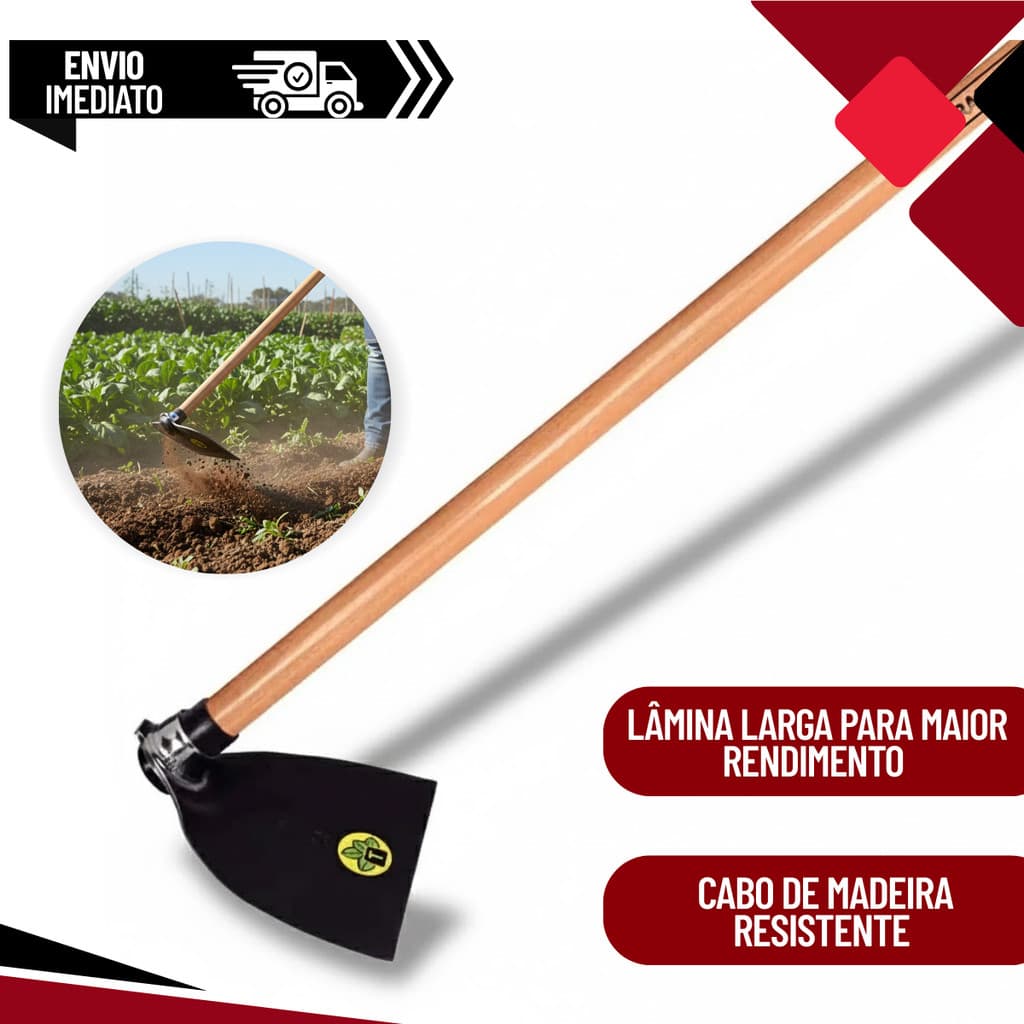 Tramontina Enxada Larga com Cabo – Ferramenta Forte para Agricultura e Obra- ENVIO IMEDIATO