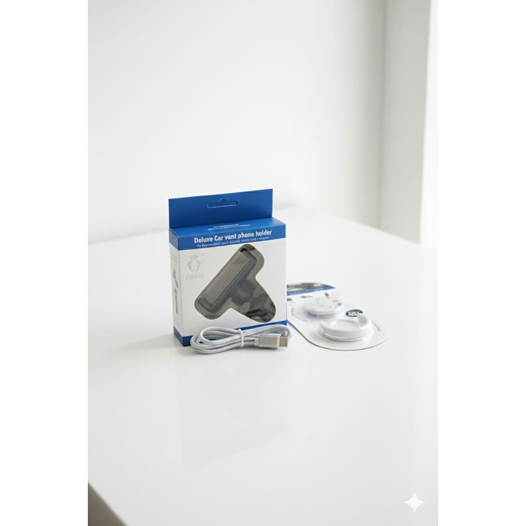 Kit Suporte Celular Veicular+cabo iPhone Carga Turbo+Popet