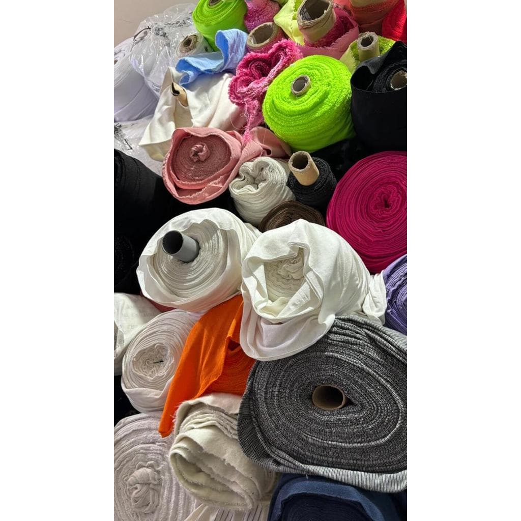 Pacote Surpresa de Tecido Malha – 5kg de Estampados e Lisos